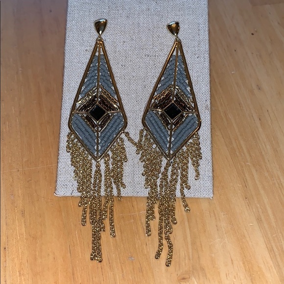 Stella & Dot Jewelry - Stella & Dot Aiyana fringe earrings, Gold